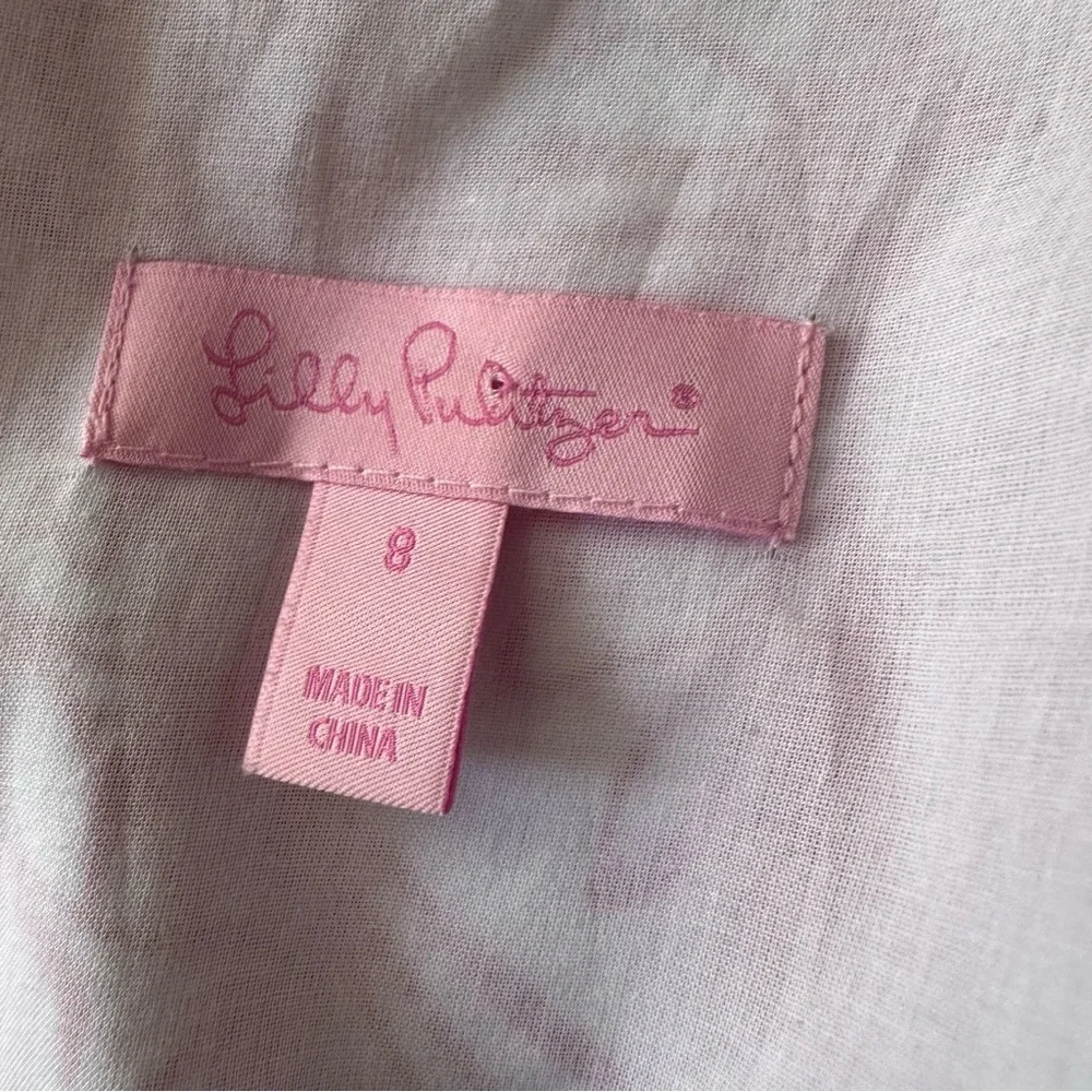 NWOT Lilly Pulitzer Color by Number Silk Blend Dress - Picture 4 of 7